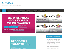 Tablet Screenshot of mcypaa.org